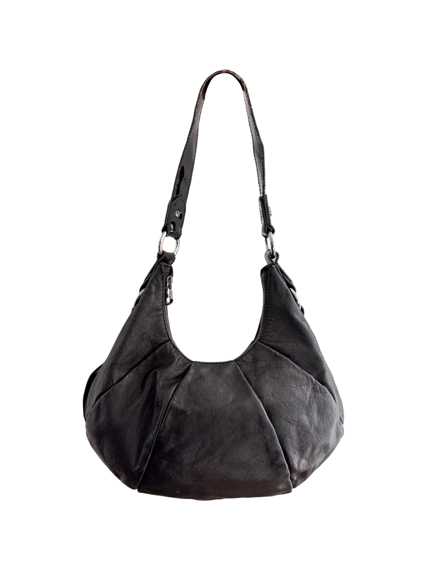 Vintage Leather Slouchy Night Out Bag