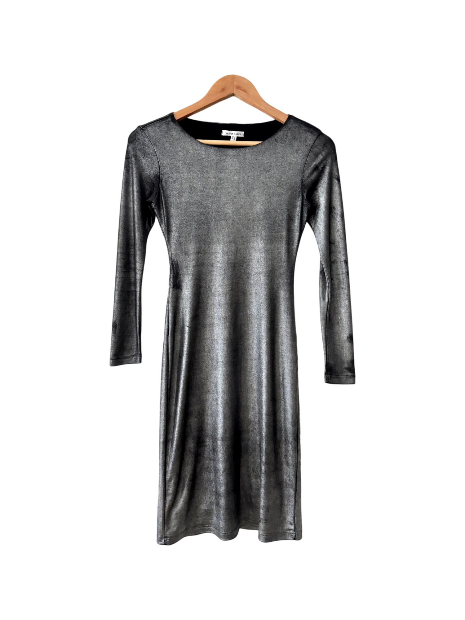 liquid silver dress Satin Cowl-Slit Gown 80cm hips Vintage Y2K Liquid Silver Dress