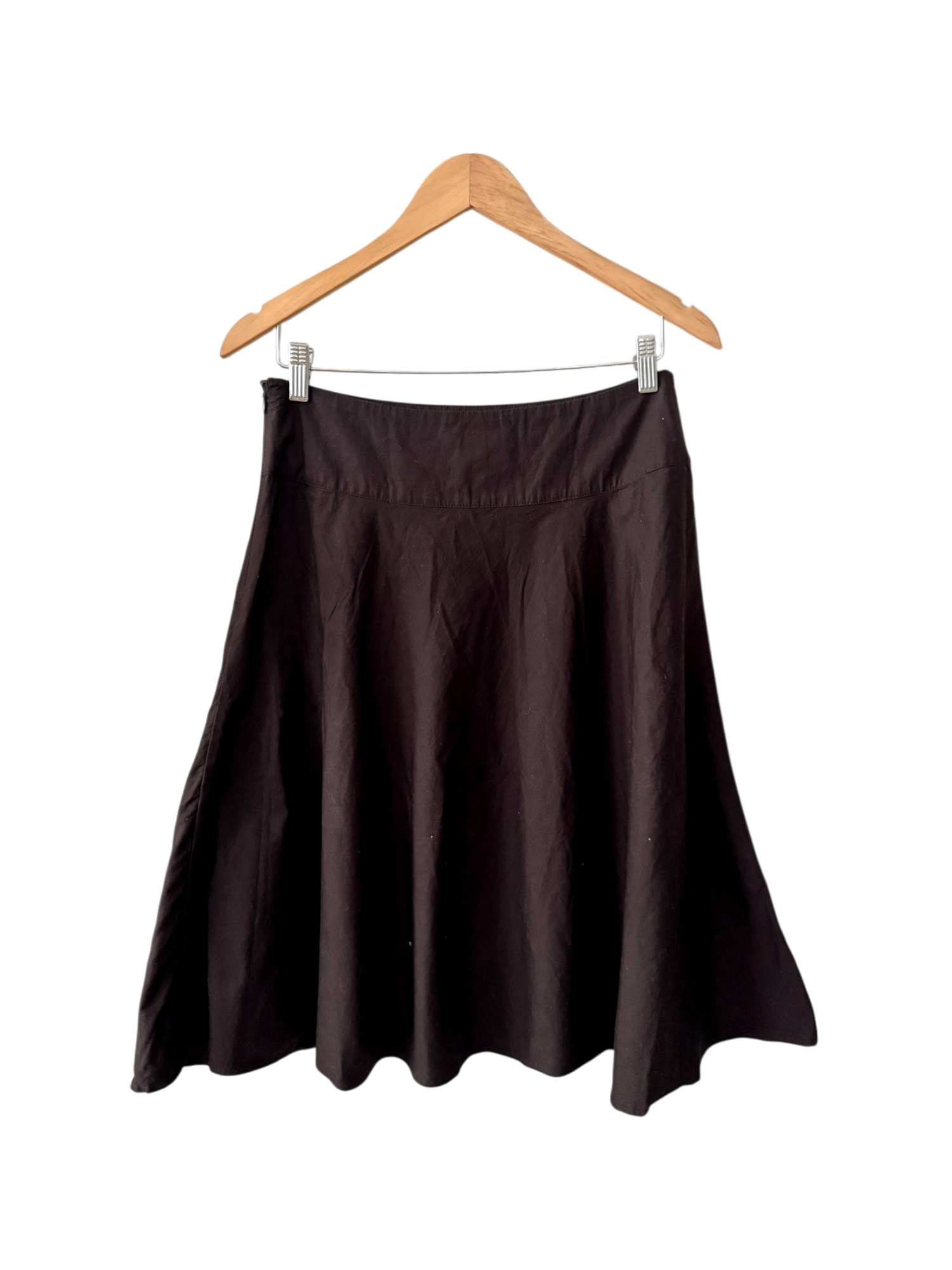 Vintage 90s Mocha Swirl Skirt (M)