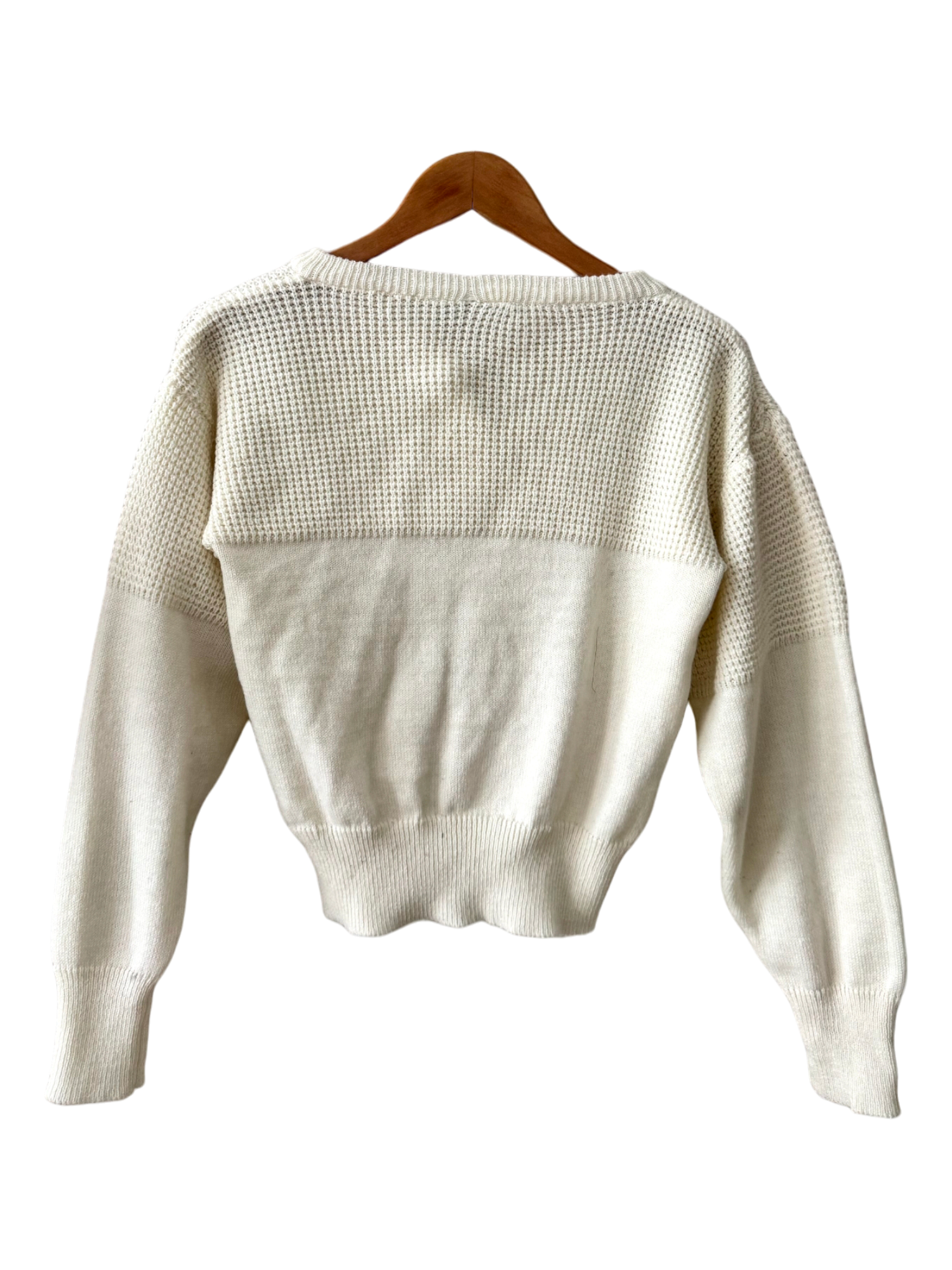Vintage 90s Cozy Girl Henley Knit (S/M)