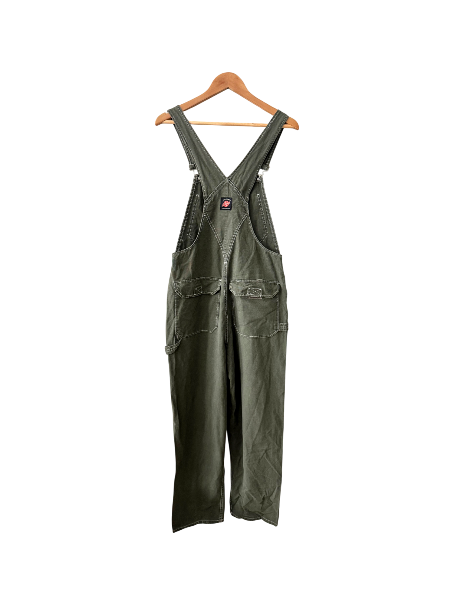 Vintage 90s Olive Days Overalls  (M)