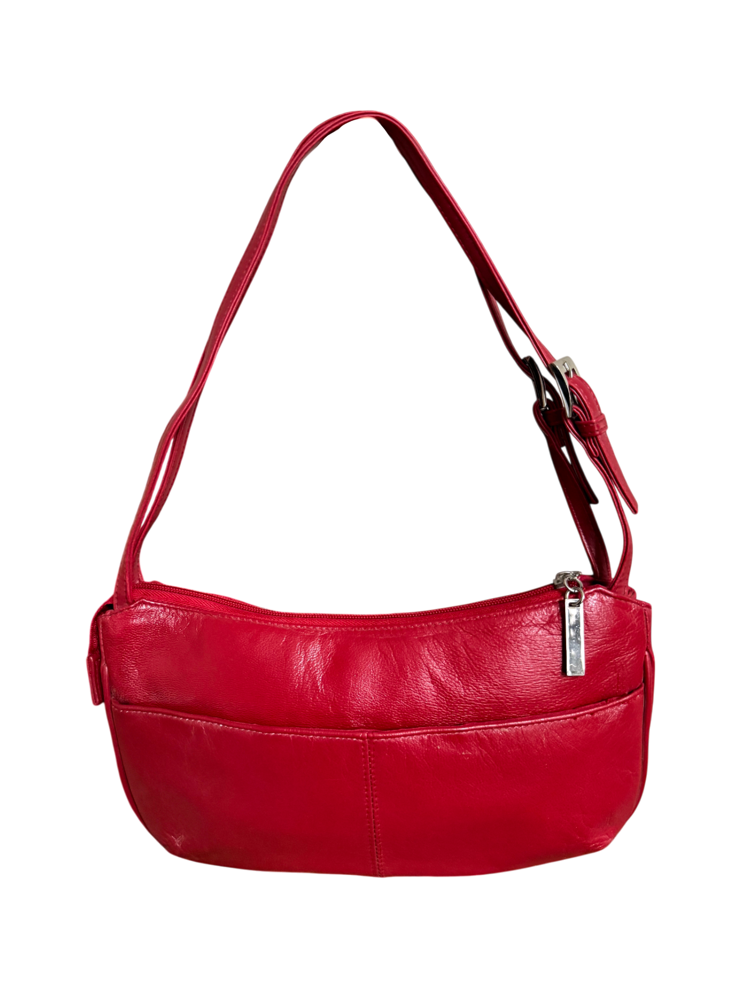 Vintage 90s Leather Cherry On My Mind Shoulder Bag