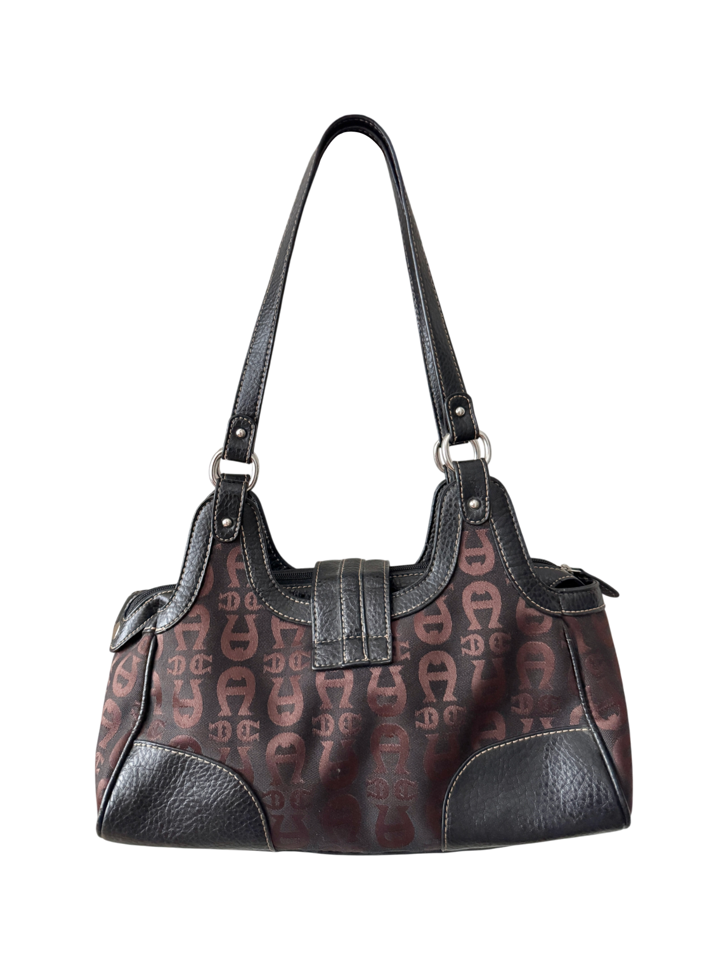 Vintage Y2K Espresso Logo Bag