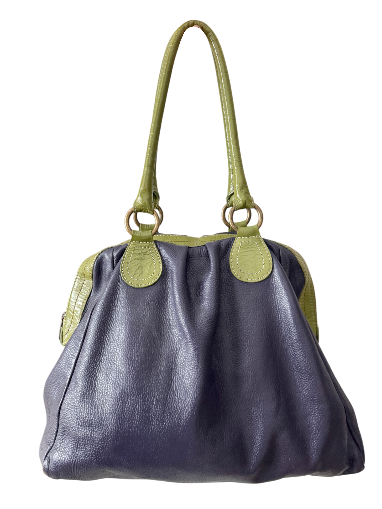 Vintage Y2K Olive Martini Boden Purse