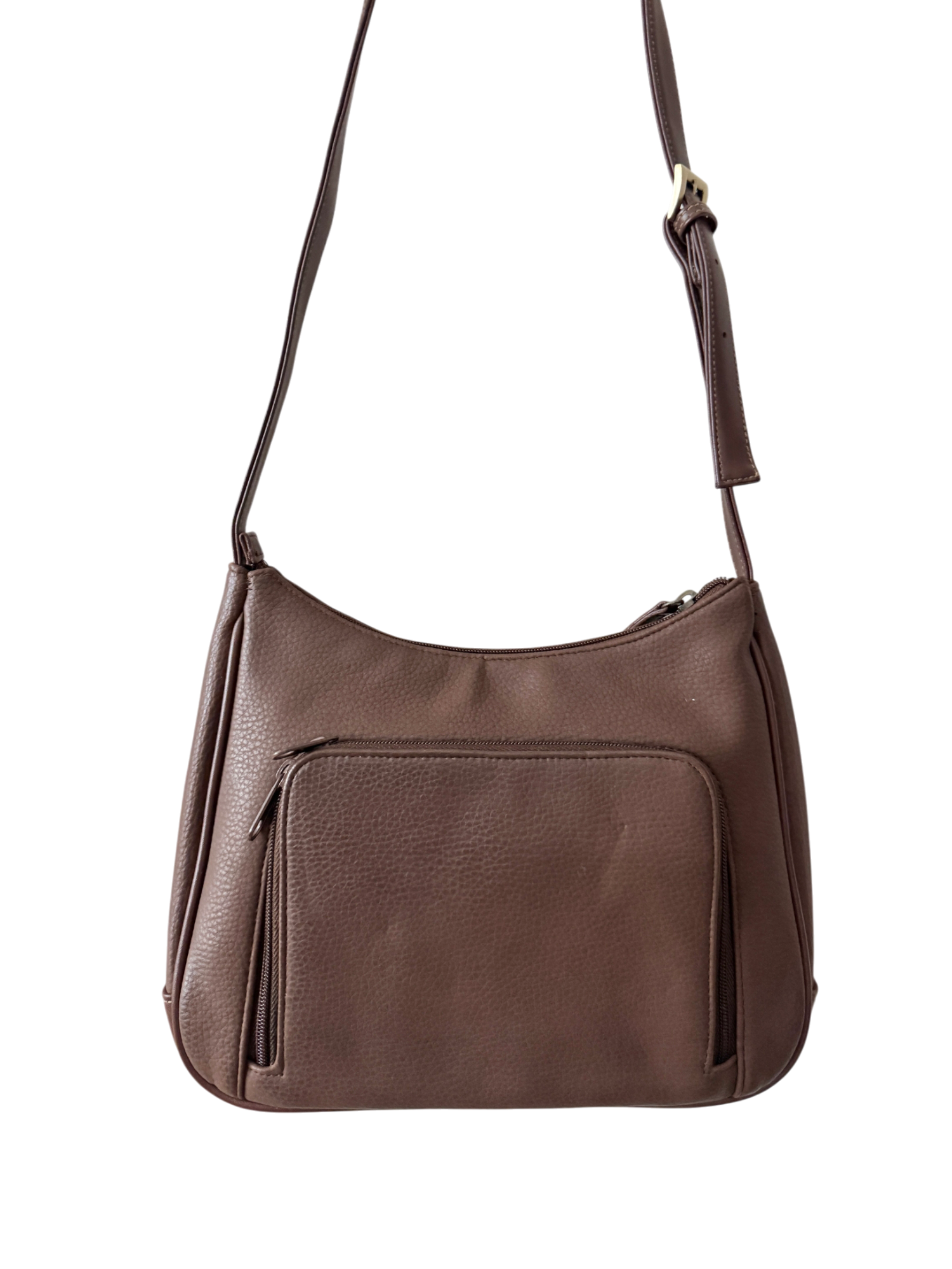 Vintage 90s Cocoa Messenger Bag