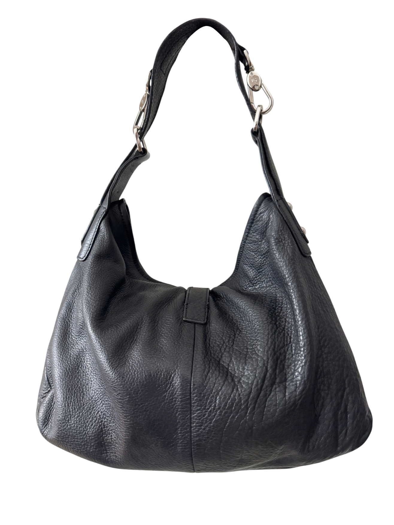 Vintage 90s Silver Lining Leather Purse