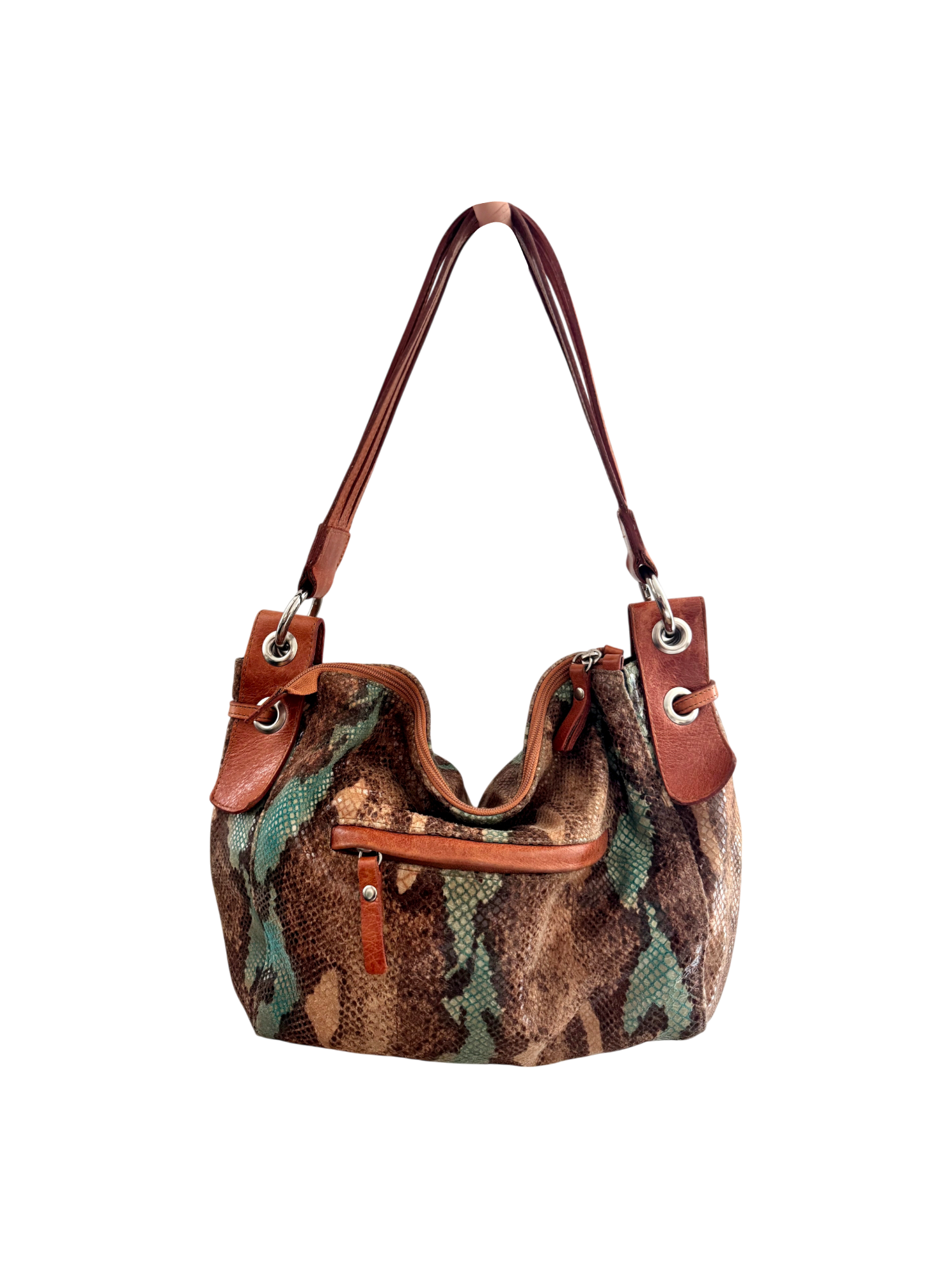 Vintage 90s Retro Patterned Tote