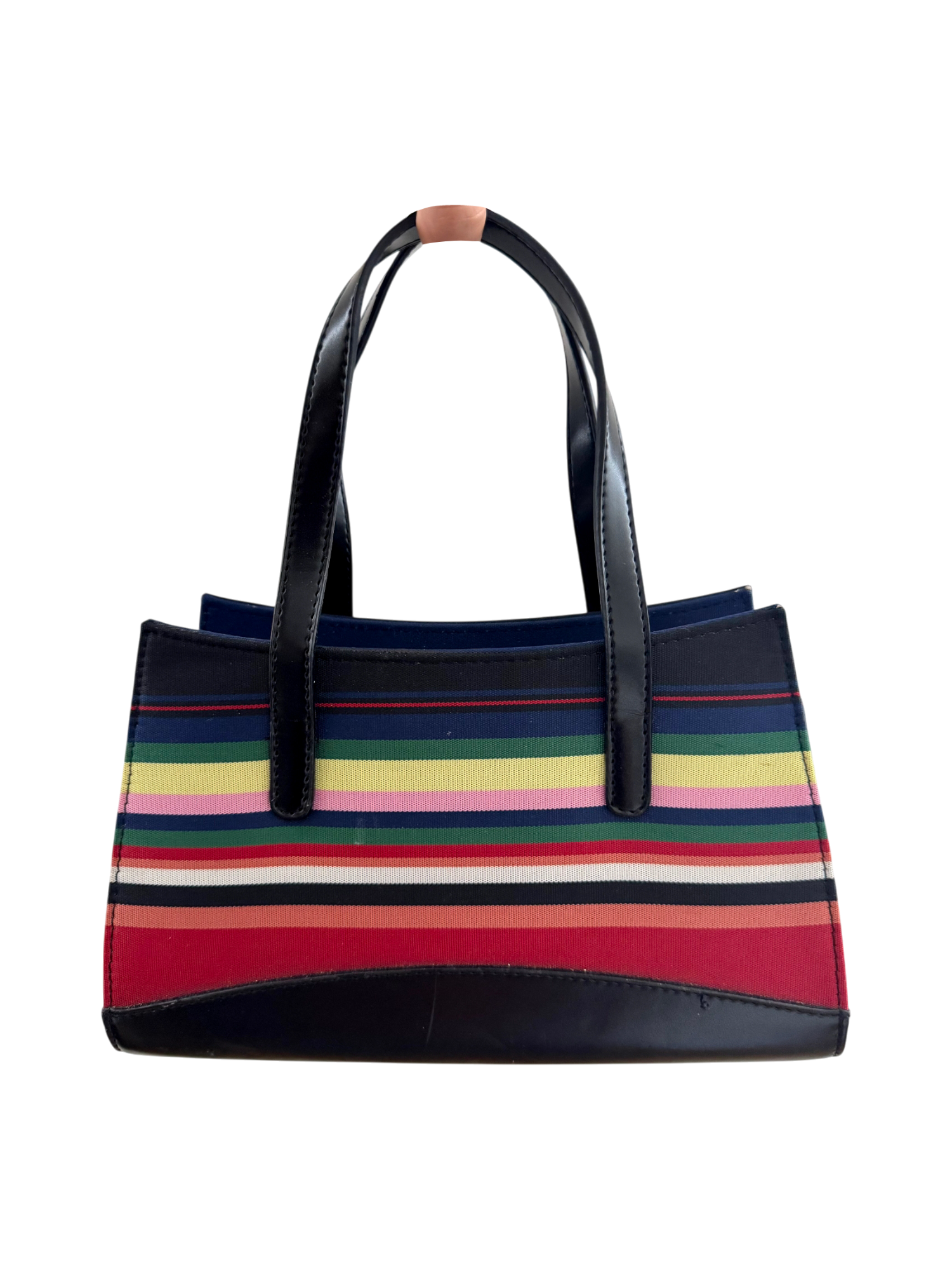 Retro Rainbow Striped Purse