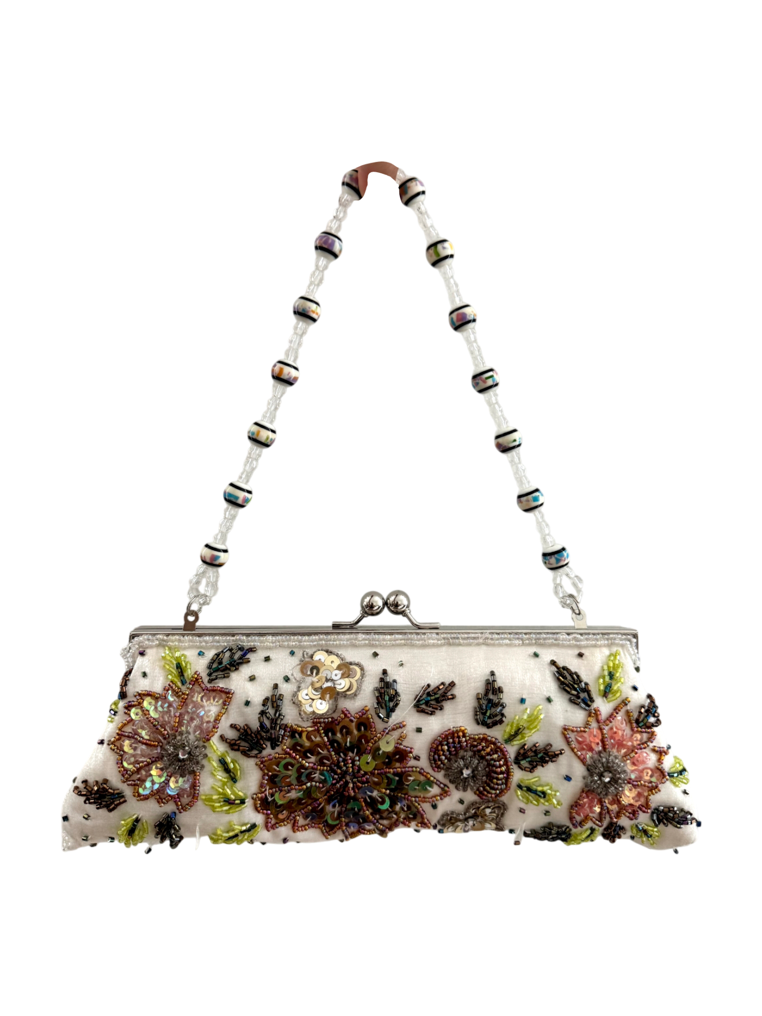 Vintage 90s Dainty Beaded Purse