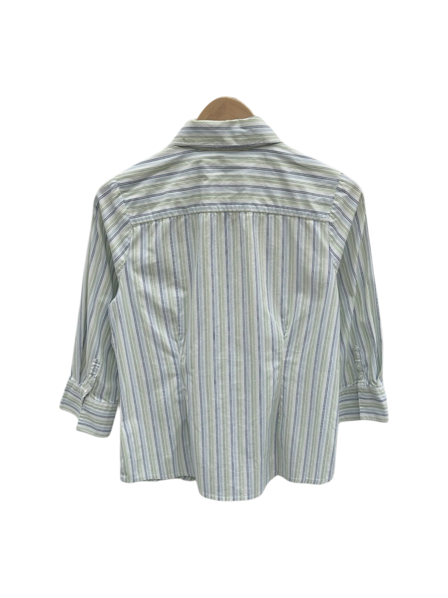 Vintage 90s Retro Striped Button Up (M)