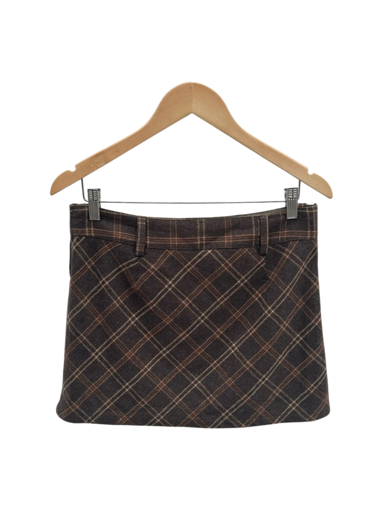 Vintage 90s Free People Plaid Mini Skirt (S/M)