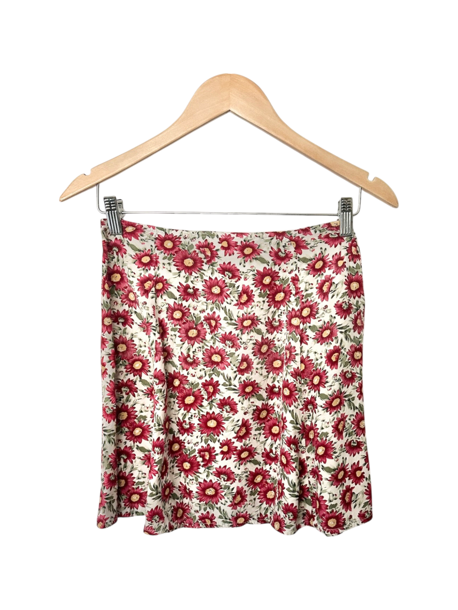 Vintage 90s Daisy Dream Button Mini Skirt (S)