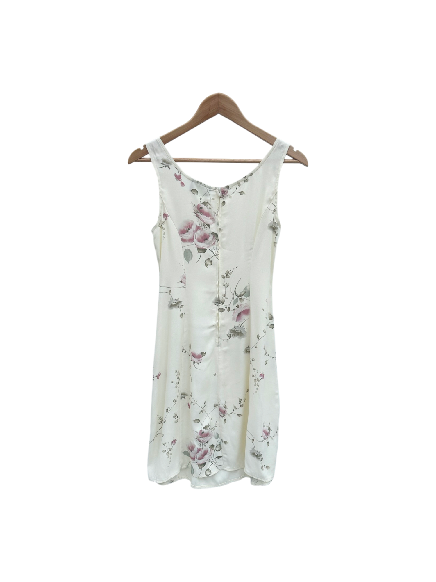 Vintage 90s Peasant Floral Midi Dress (S)