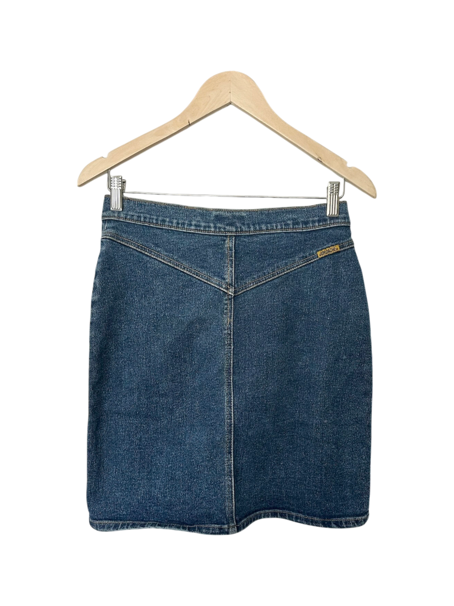 Vintage 90s Retro Muse Patchwork Denim Mini (M)