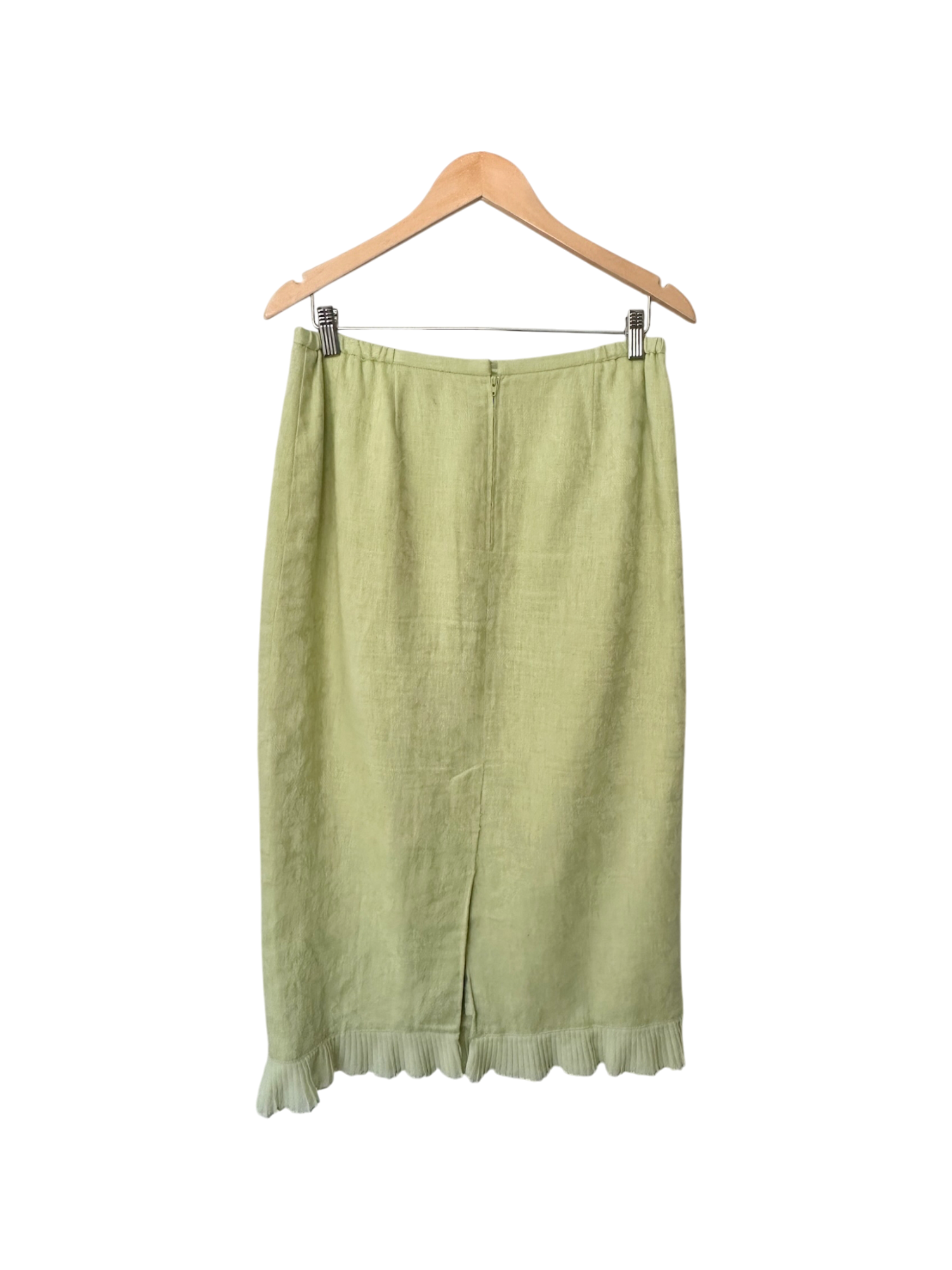 Vintage 90s Whispering Garden Fringe Skirt (M)