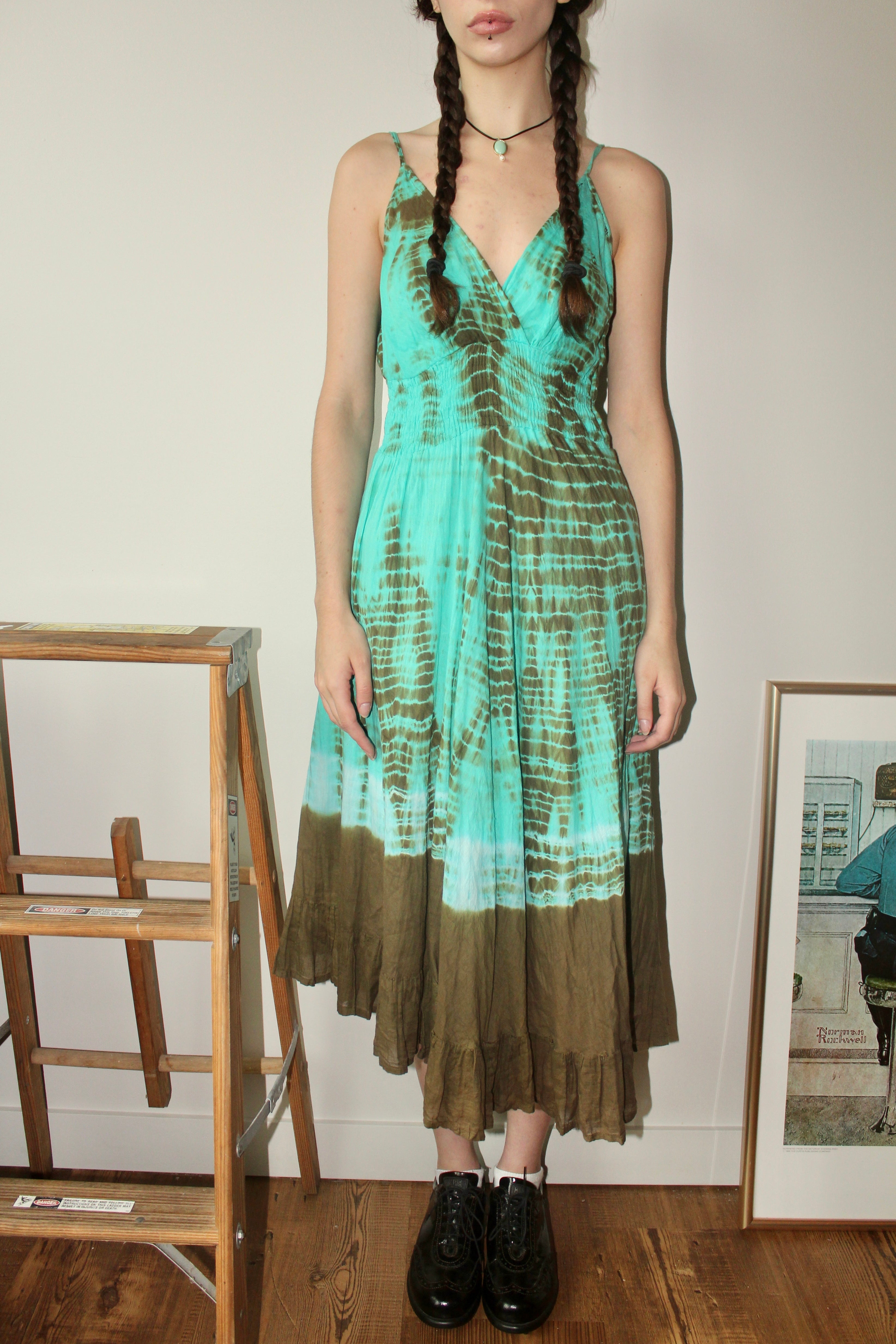 vintage boho midi dress Vintage Boho Tiered Midi Dress The Nines