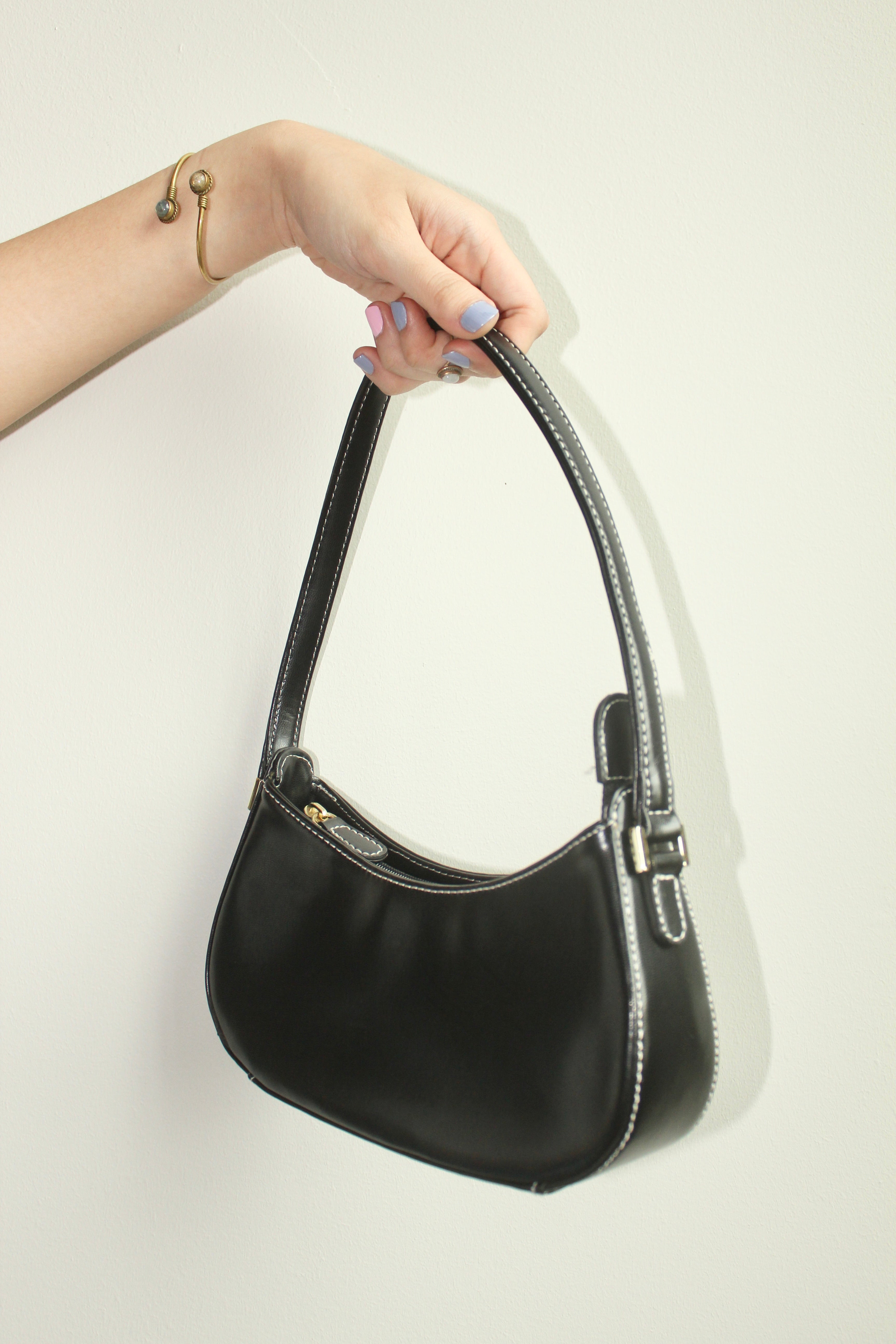 Vintage 90s Glossy Structured Purse