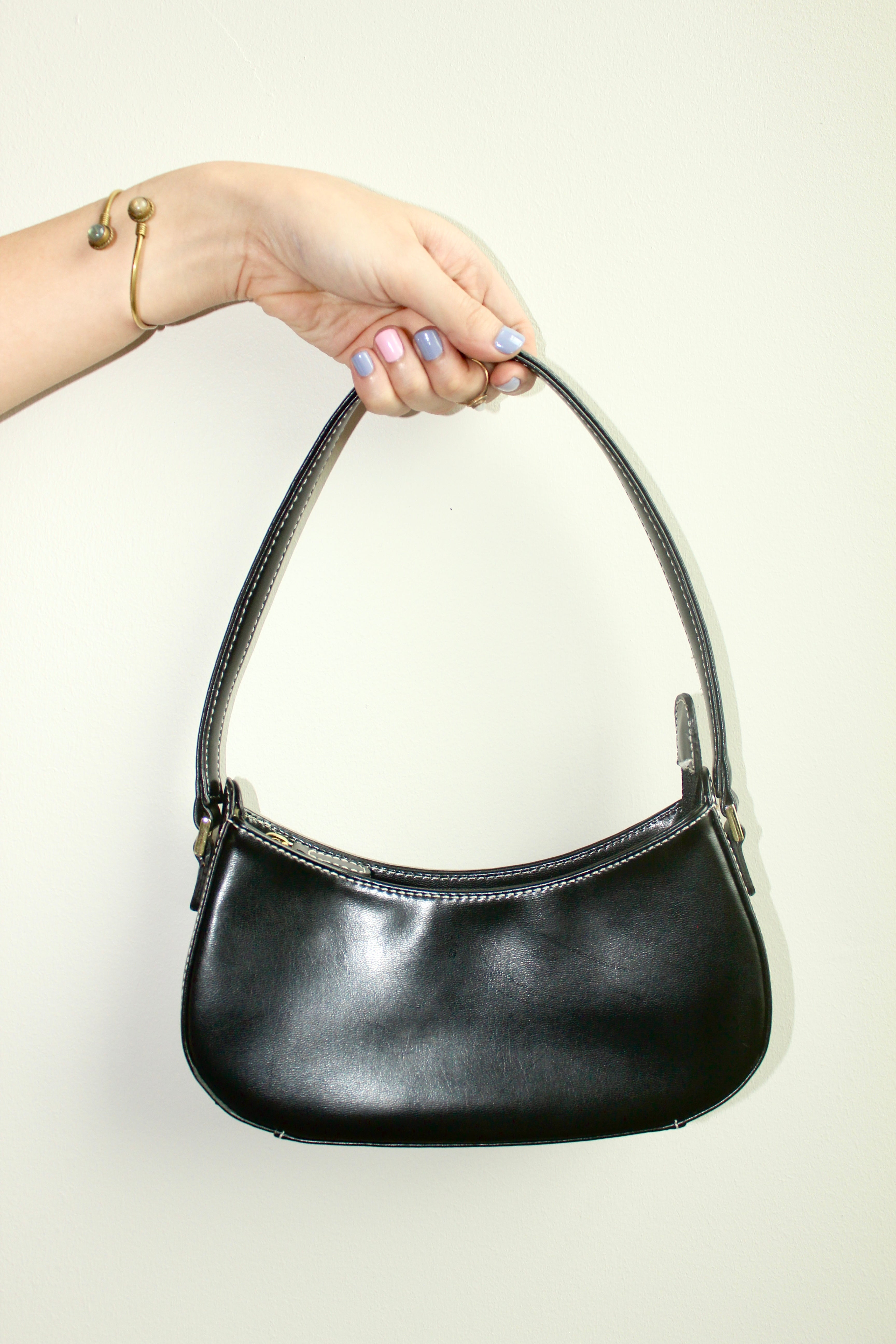 Vintage 90s Glossy Structured Purse
