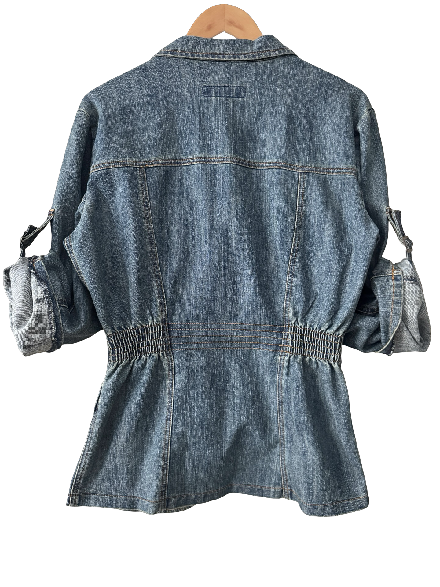 Vintage Y2K Downtown Darling Denim Blazer (M)