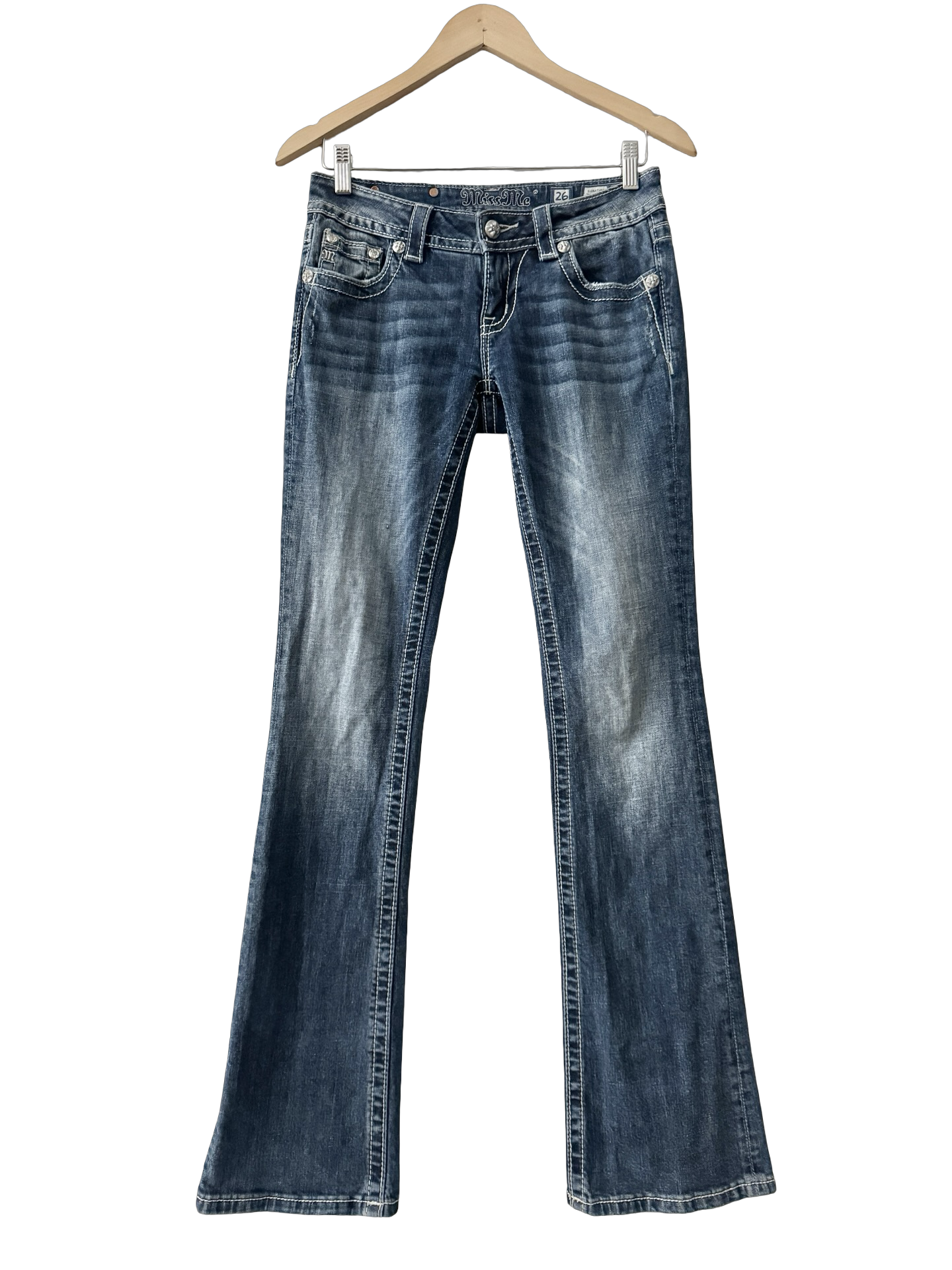Vintage Y2K Blue Jean Baby Flared Jeans (S)