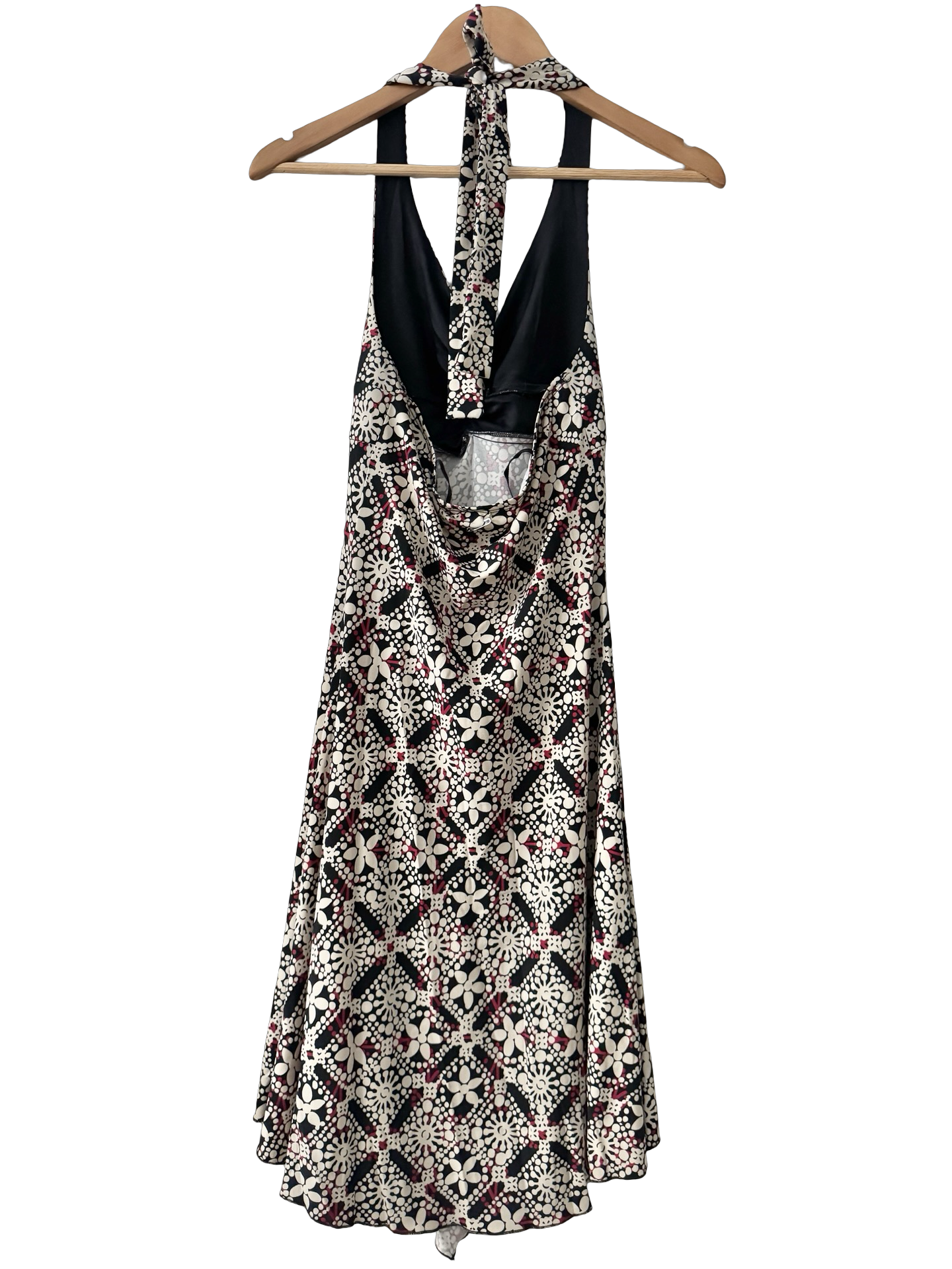 Vintage Y2K Boho Muse Halter Dress (S)