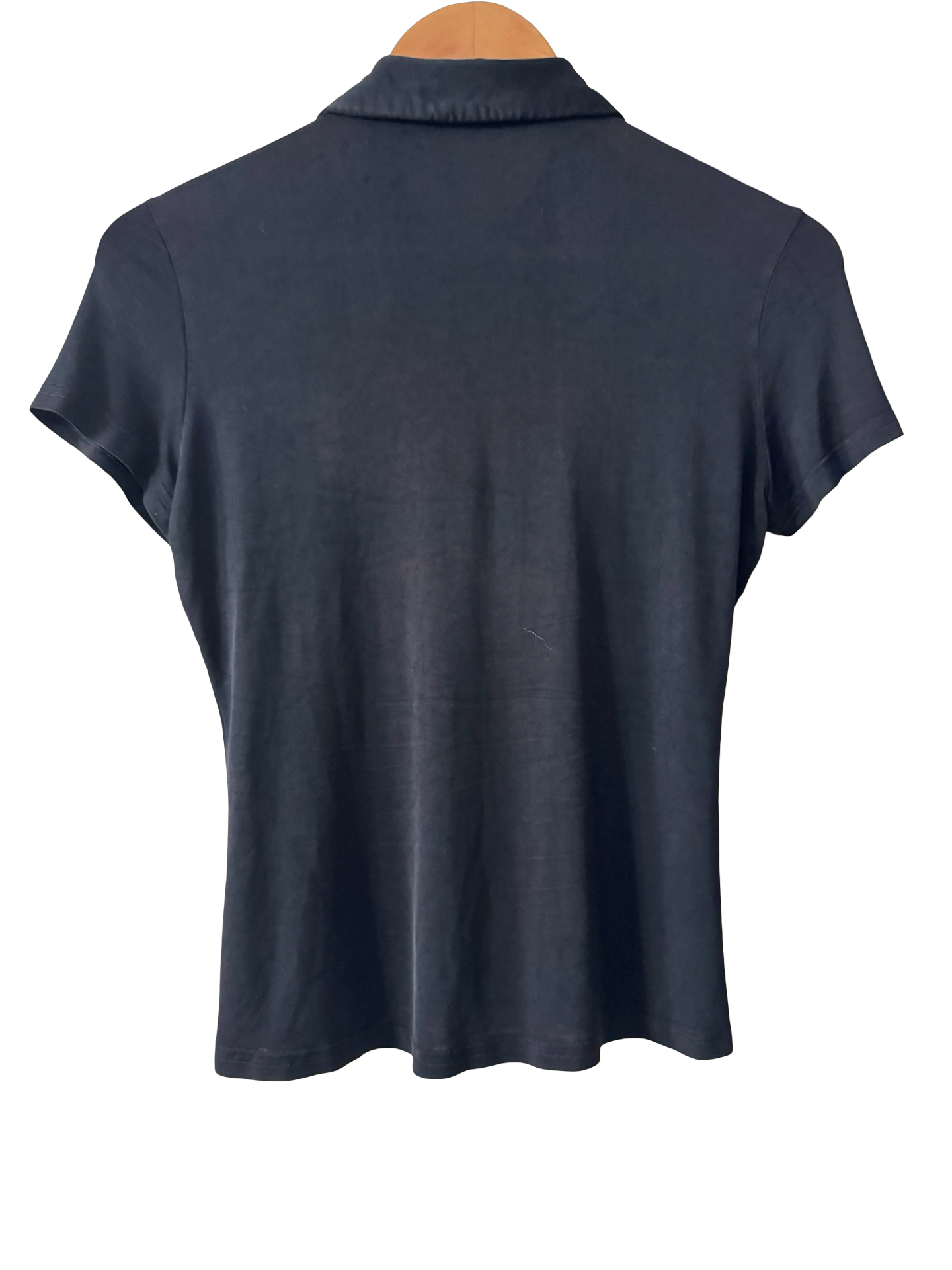 Vintage 90s Midnight City Button Up Baby Tee (M)