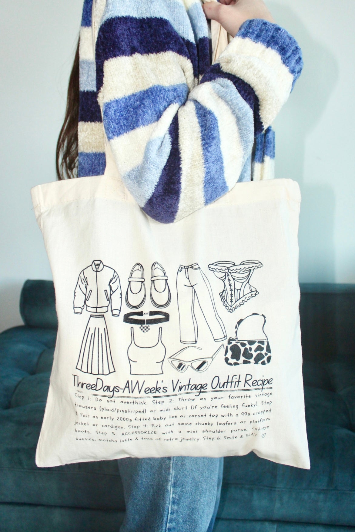 ThreeDays-AWeek Tote Bag