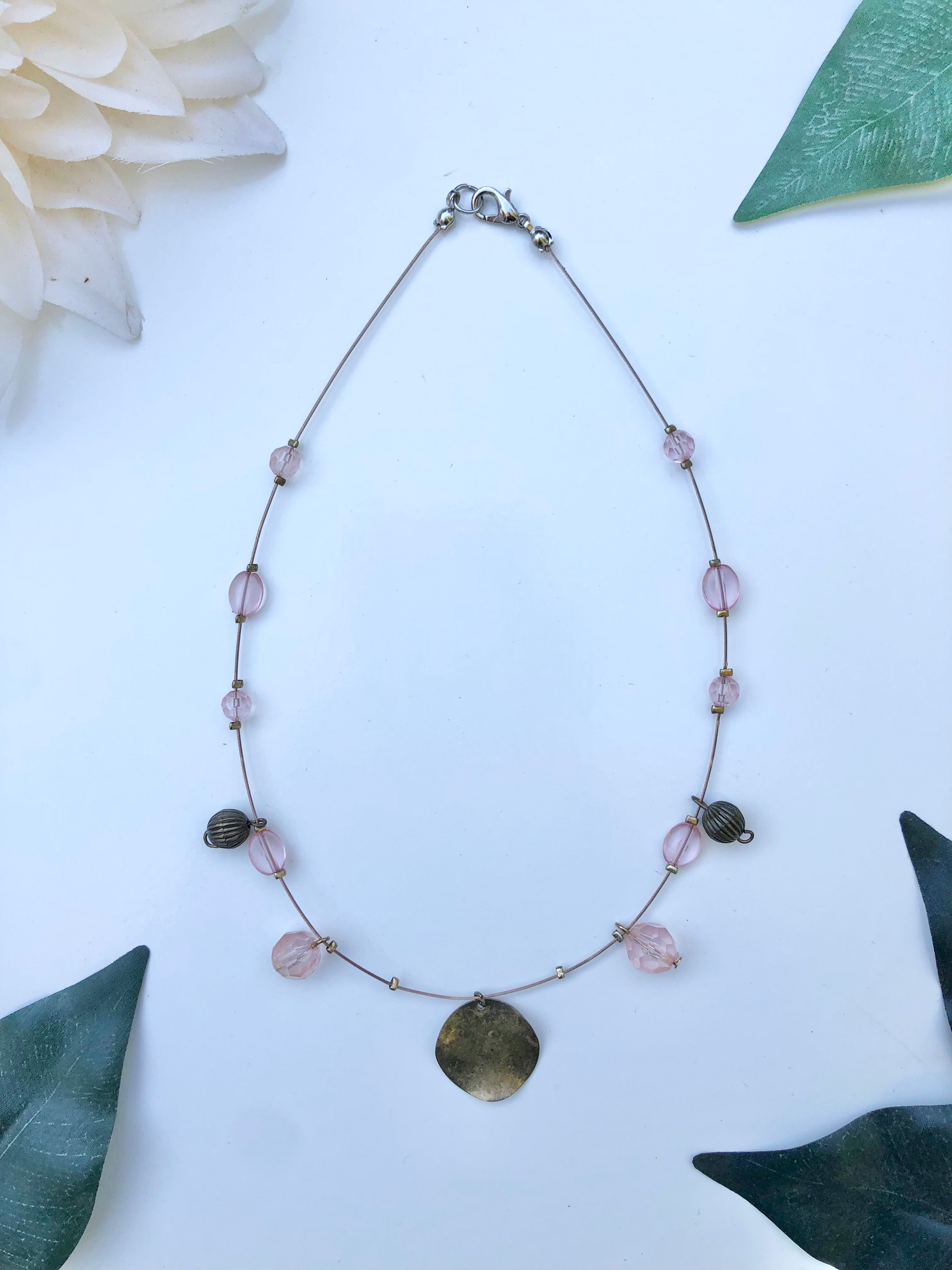 Dainty Drop Petal Necklace