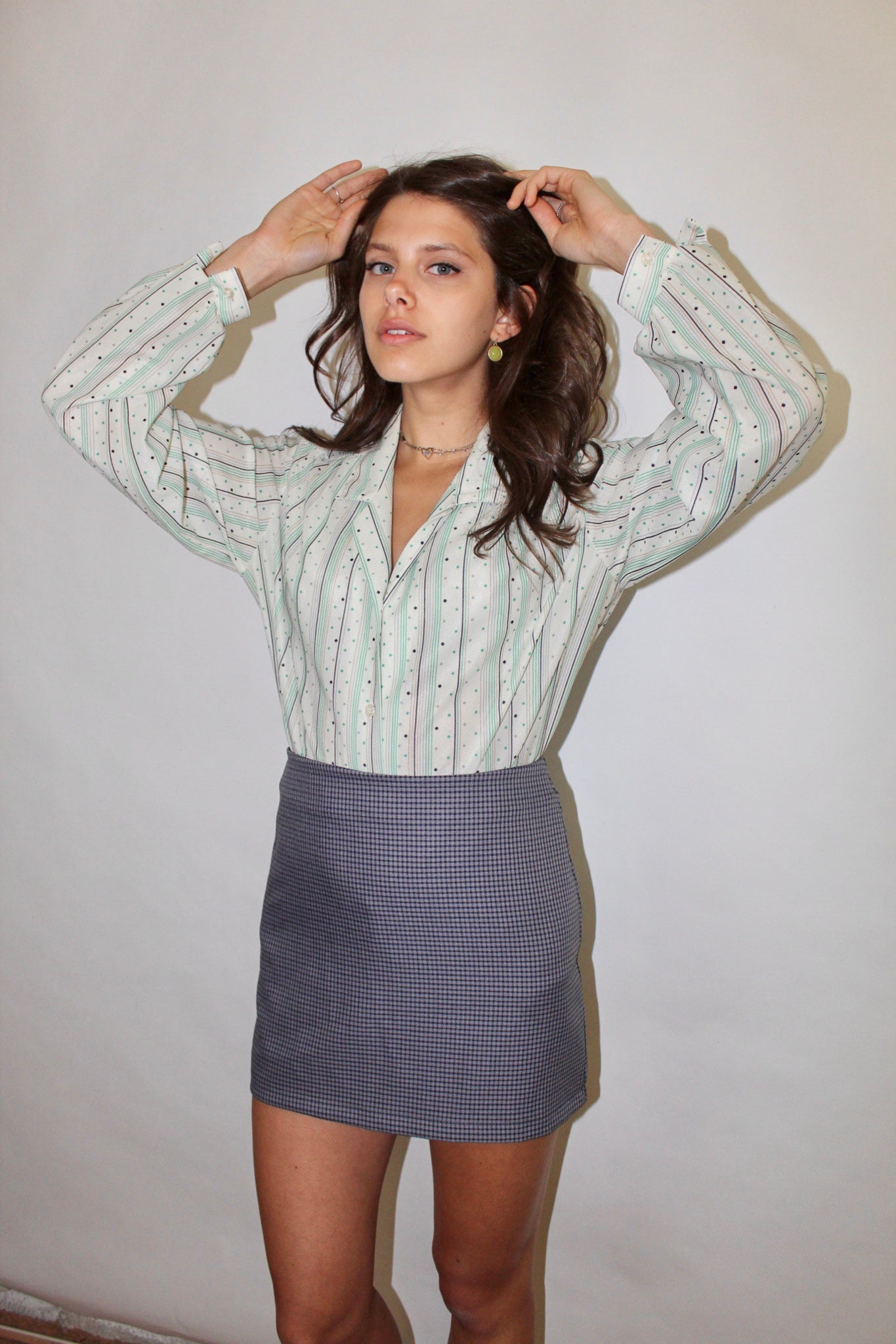 Vintage 70s Nostalgic Button Up (M)