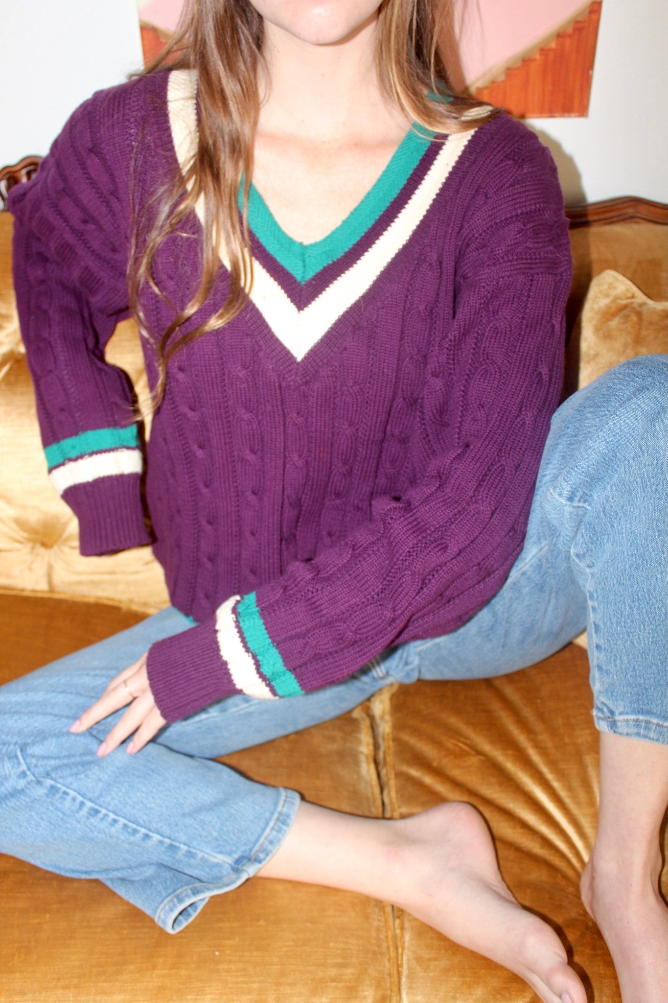 Vintage 90s Chunky Oversized Knit Sweater (L)